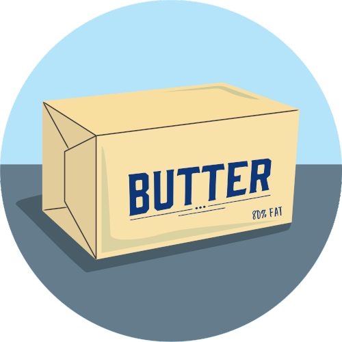 the butter you see on the store shelf is all natural