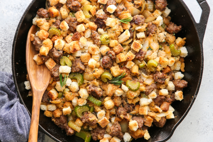 sausage stuffing made with stove top