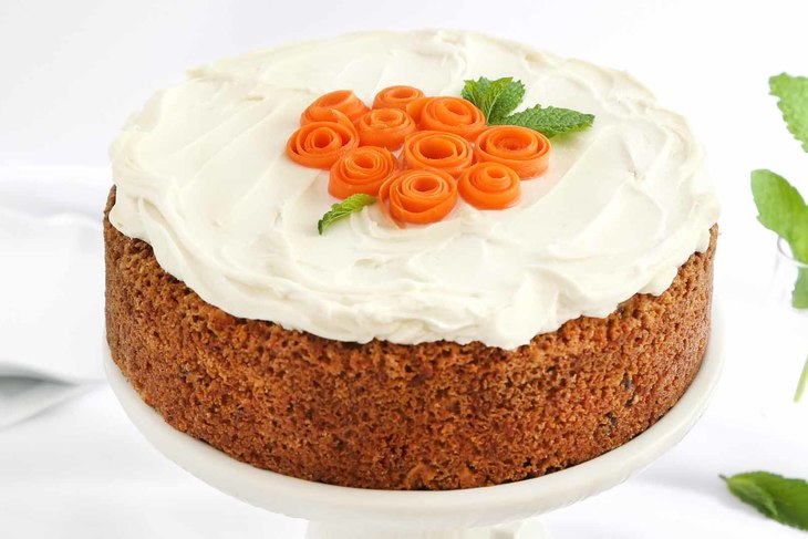 Easy Carrot Cake with Cream Cheese Frosting - Little Sweet Baker