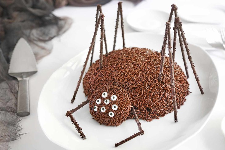 Chocolate Oreo Spider Cake {Spooky + Kid-Friendly} | Lil' Luna