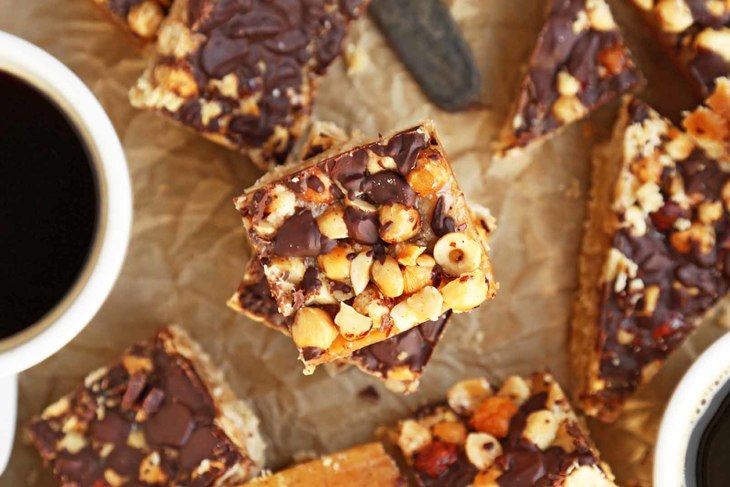 Dark Chocolate Hazelnut Bars Recipes Go Bold With Butter