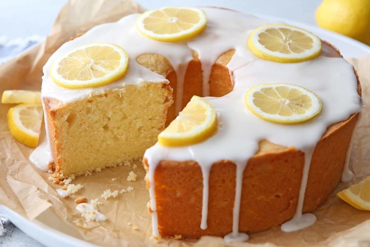 Glazed Lemon Pound Cake Recipe - Little Sweet Baker
