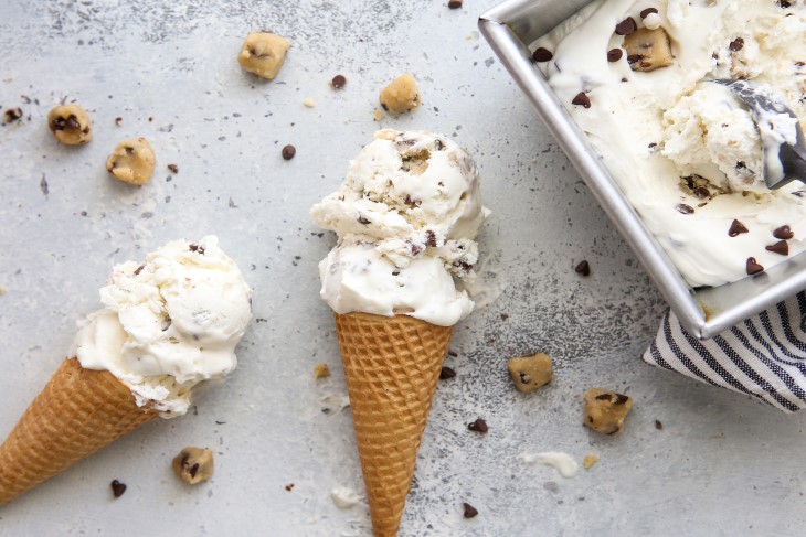 Chocolate chip cookie dough store ice cream