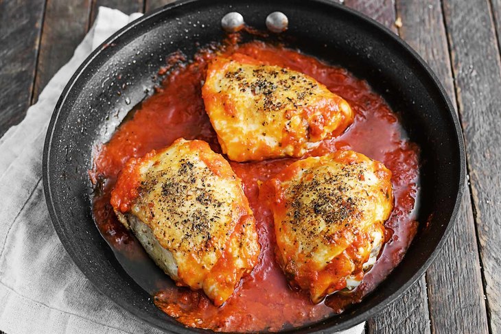 Stovetop Tomato Basil Chicken