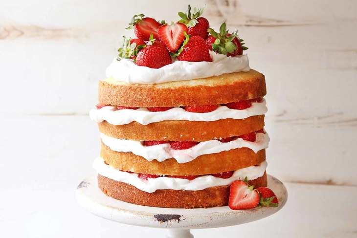 Strawberry cake with Strawberry meringue buttercream | Thula's Cake Lab